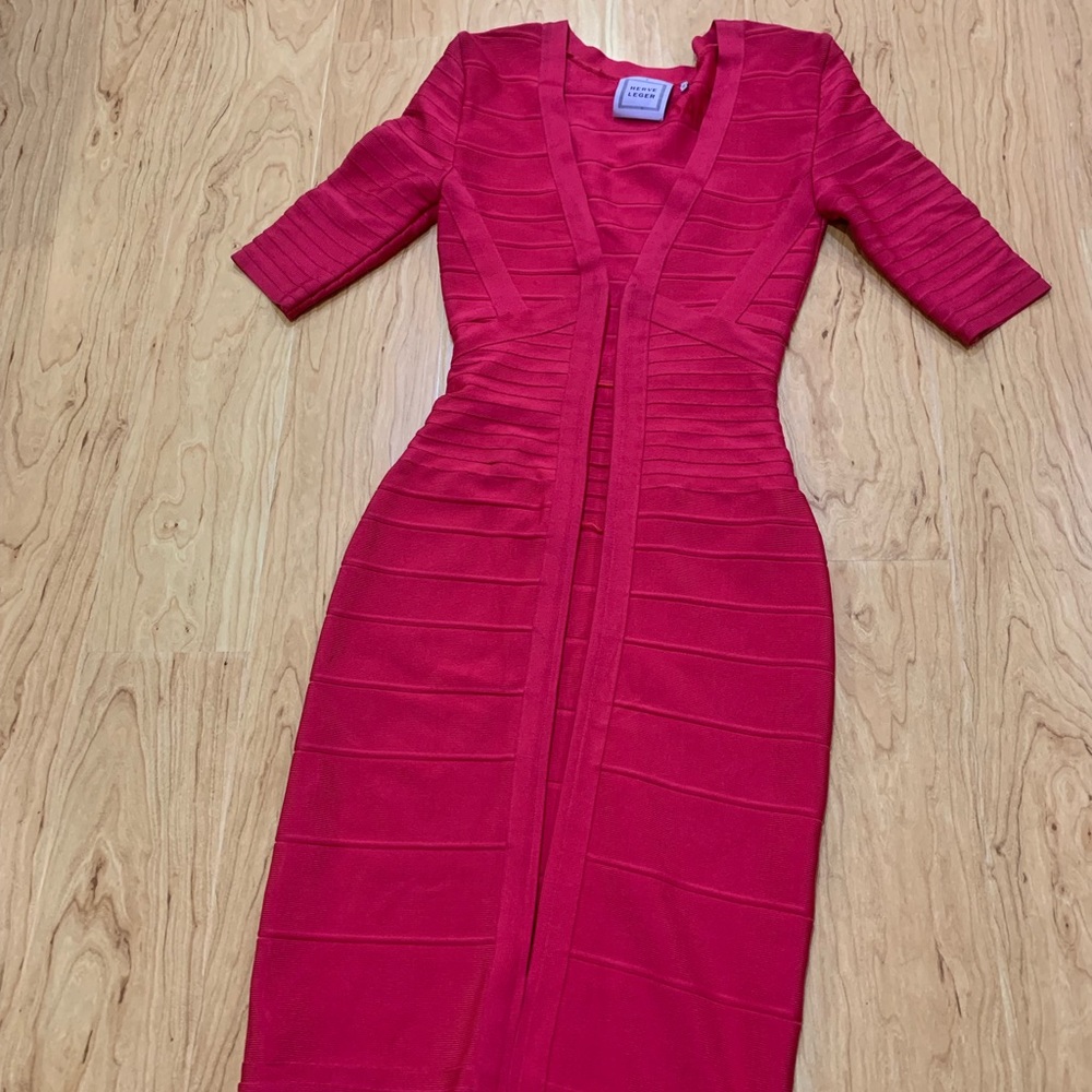 Herve leger bandage dress in size s